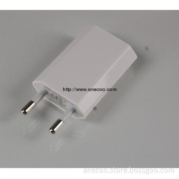 5V/1A  USB travel charger for iphone,ipod,HTC,Samsung etc.